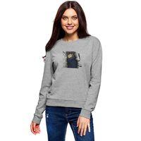 Naruto Pain Baskılı Gri Kadın Sweatshirt