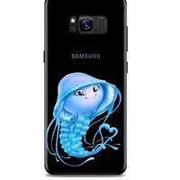 Zoologix (62) Samsung Galaxy S7 Edge Şeffaf Kılıf Silikon Desenli