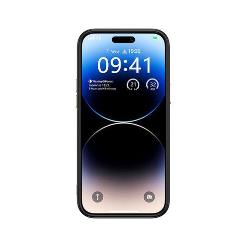 Apple iPhone 14 Pro Kılıf M-safe Şarj Özellikli Karbon Fiber Görünümlü Zore Antina Kapak