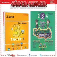Tonguç Akademi 3. Sınıf Taktikli ve Lodos Eğlenceli Paragraf Soru Bankası Seti 2 Kitap