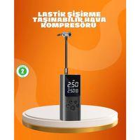 Çoklu Valf Adaptörlü Dijital Hava Pompası