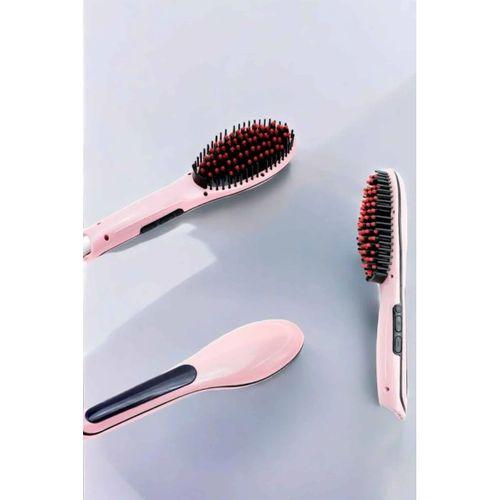 Fön Etkili Saç Düzleştirici Tarak Yıpranma Karşıtı Döner Kablo Isı Ayarlı