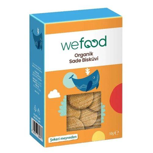 Wefood Wefood Organik Kids Sade Bisküvi 50 Gr