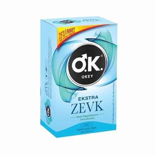 Okey Ekstra Zevk Prezervatif 15'li