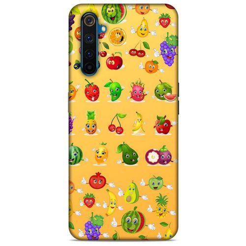 Frutix Meyve Mix 09 Oppo Realme 6 Kılıf Desenli Silikon