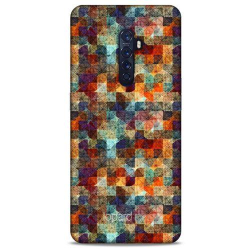 Oppo Reno 2 Kılıf Pastel Renkler (4) Koruma Kılıfı Yeşil Kırmızı