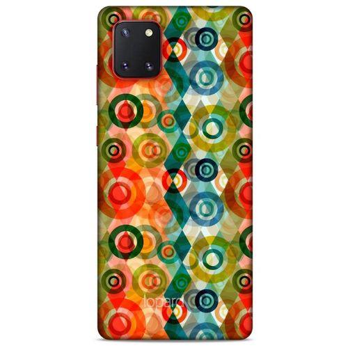 Samsung Galaxy Note 10 Lite Kılıf Pastel Renkler (31) TPU Kılıf Kırmızı Yeşil