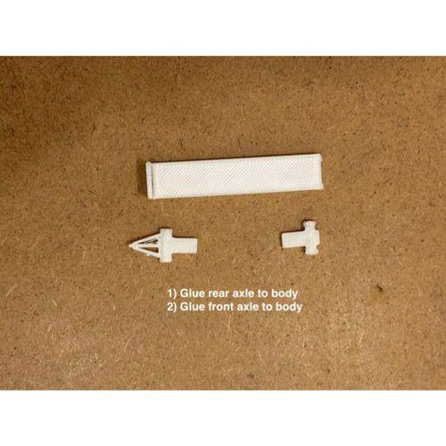 Eğlence Parkı Araç Taşıma Traileri 3 Düz Z Ölçeği (Bu ürün Sadece Plastik parçadır - Almadan Önce Soru Sorabilirsiniz)