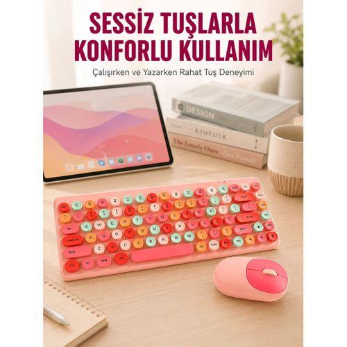 Retro Tarz Bluetooth 5 1 Klavye – Win osx android ios Uyumlu Yeni Nesil