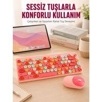 Retro Tarz Bluetooth 5 1 Klavye – Win osx android ios Uyumlu Yeni Nesil