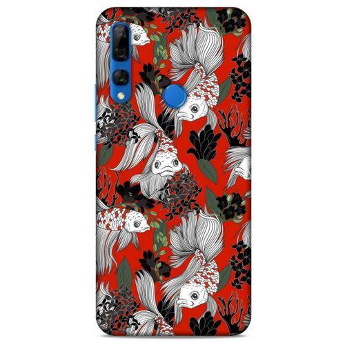 Animax Balıklar ve Çiçekler Huawei Y9 Prime 2019 Kılıf Desenli Silikon