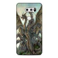LG K50S Kılıf Dragons (35) Fit Design Kılıf 9 Başlı Ejderha