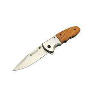 Böker DA27 Kamp Çakı 20,5 cm - Manuel, Kemerlikli, Ahşap Sap