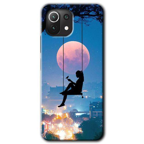 Xiaomi Mi 11 Kılıf HD Desen Baskılı Arka Kapak - Yalnız Kadın