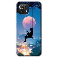 Xiaomi Mi 11 Kılıf HD Desen Baskılı Arka Kapak - Yalnız Kadın