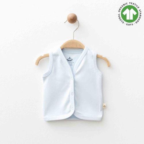 Eslenza Eslenza Oganik Yelek 2088 Mavi