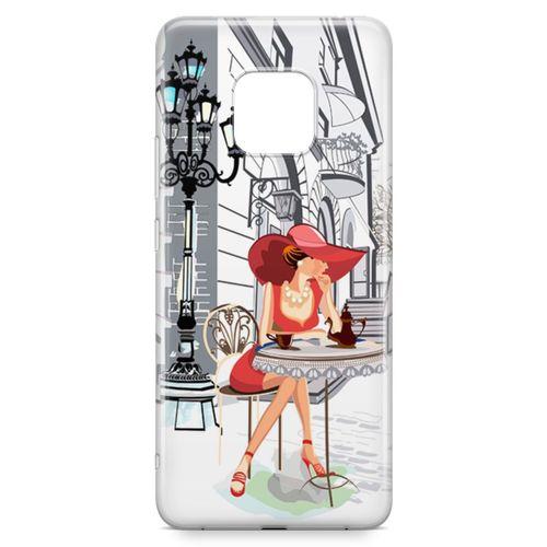 Huawei Mate 20 Pro Kılıf Cafemiz Arka Kapak Koruma Desenli Full Koruyucu