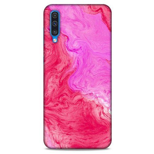 Samsung Galaxy A30s Uyumlu Kılıf Pembe Delisi (11) Tam Koruma Mermer