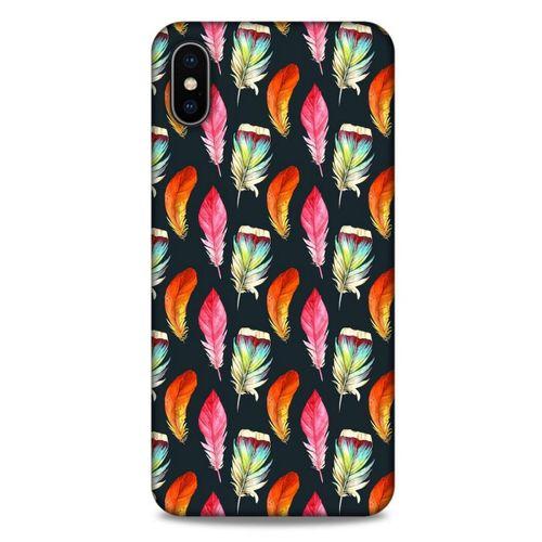 Apple iPhone XS Max Kılıf Desenli Özel Seri Tüyler (49) Ultra Silikon Kılıf