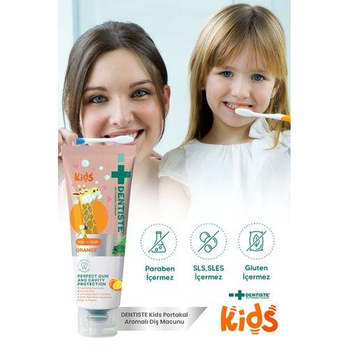 Dentiste Dentiste Kids Florürsüz Portakal Aromalı Diş Macunu 1-6 Yaş