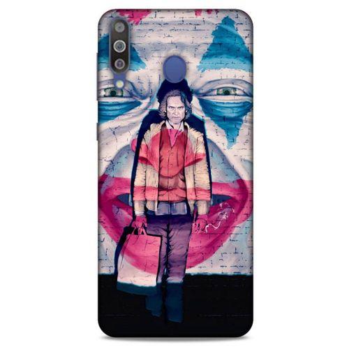 Samsung Galaxy M30 Uyumlu Kılıf Joker (29) Arka Koruma Kılıfı Beyaz