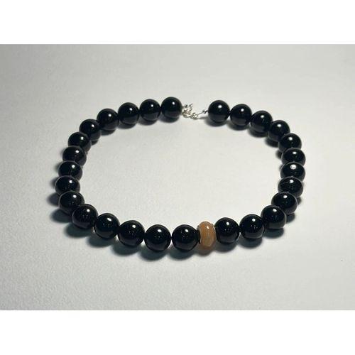 SIKMA OLTU TEK AKİKLİ KOLYE