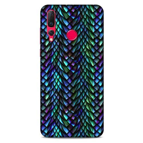Huawei P Smart Z Kılıf Dragons (1) Kılıfı Ejderha Pulları Rainbow