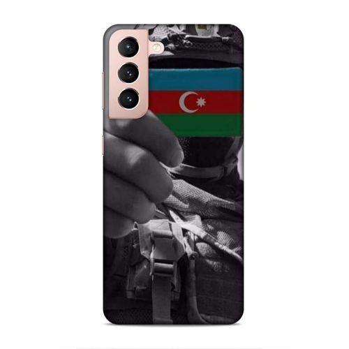 Samsung Galaxy S21 Uyumlu Kılıf Azarbaijan (40) Fit Silikon Kılıf Asker