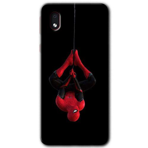 Galaxy A01 Core Kılıf HD Desen Baskılı Arka Kapak - Örümcek Adam + Kırılmaz Cam