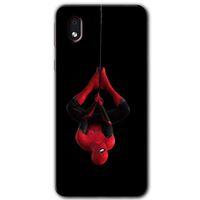 Galaxy A01 Core Kılıf HD Desen Baskılı Arka Kapak - Örümcek Adam + Kırılmaz Cam