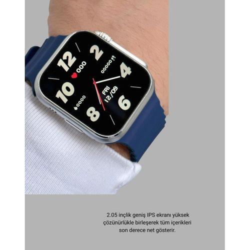 Ultra Akıllı Saat 2.05 İnç Büyük Ekran Bluetooth Aramalı Ip67