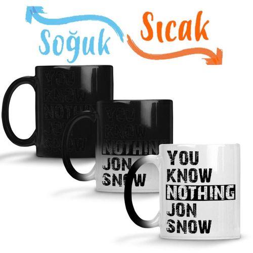 Know Nothing Sihirli Kupa Bardak Porselen