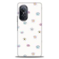 Huawei Nova 9 SE Kılıf HD Baskılı Kılıf - Renkli Gözler + Tam Ekran Koruyucu
