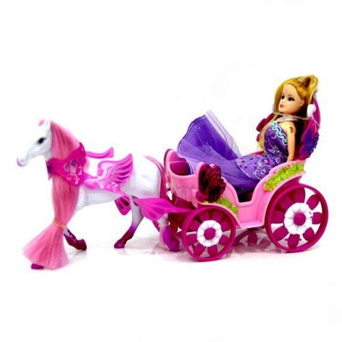 Modern Bebekli At Arabası Oyuncak At Arabası Ve Bebek