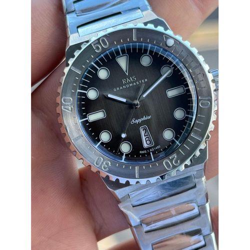 RMS Romanson Çelik Kordon Sapphire Camlı Kararmaz Renk Atmaz 10 Atm Erkek Kol Saati AG1480.02