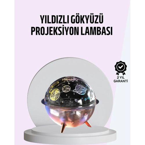 Usb Şarjlı Uzay Temalı Işık Projektörü Hava Nemlendirici