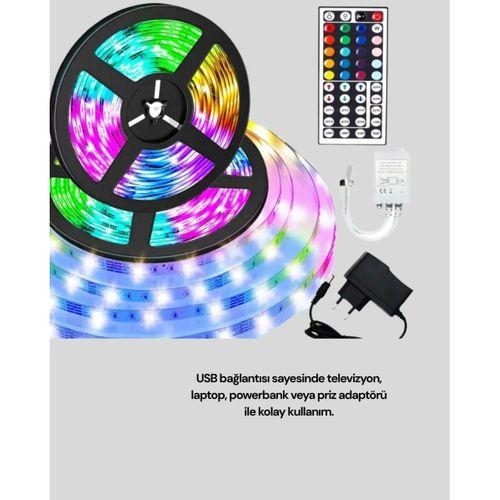 Su Geçirmez 10m Smart Şerit Led Tv Arkası Ve Oda Dekorasyonu İçin