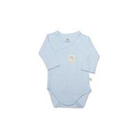 Bistyle Organic Modal Flying Balloons Kruvaze Uzun Kol Body BS17121 Mavi