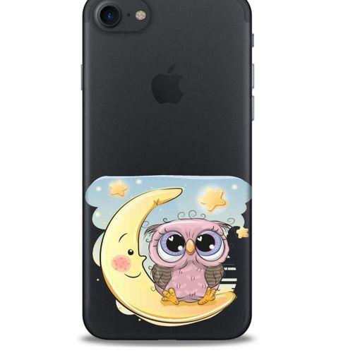 Zoologix (69) Apple Iphone 7 Şeffaf Kılıf Silikon Desenli