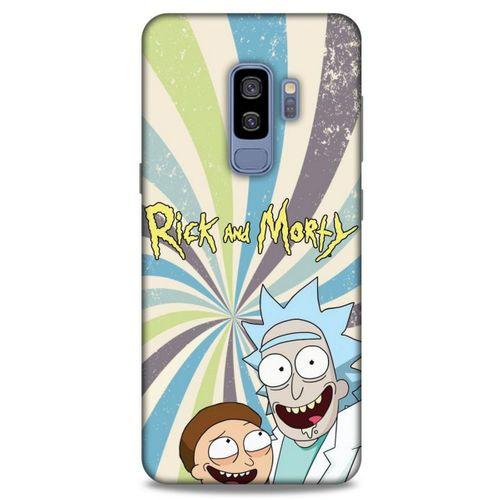 Samsung Galaxy S9 Plus Uyumlu Kılıf Rick And Morty (3) Kapak President Morty