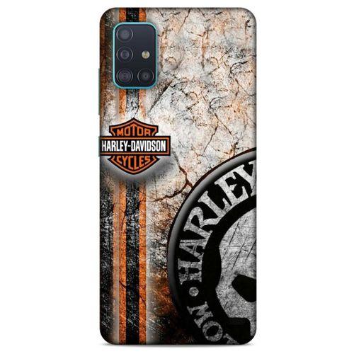 Samsung Galaxy A51 Uyumlu Kılıf Motorsiklet (11) Tam Koruma Harley Davidson