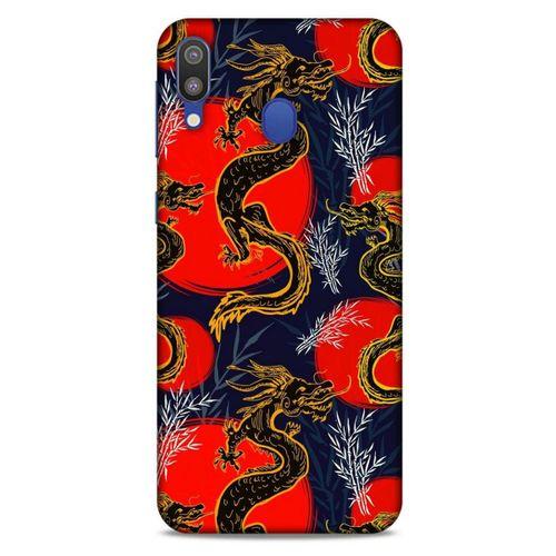 Samsung Galaxy M20 Kılıf Dragons (30) Silicone Case Ejderha Cizimi