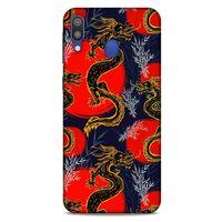 Samsung Galaxy M20 Kılıf Dragons (30) Silicone Case Ejderha Cizimi