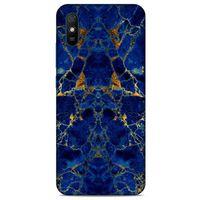 Xiaomi Redmi 9A Uyumlu Kılıf Mavi Delisi (3) Kapak Suluboya