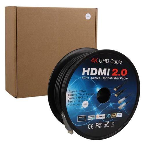 PowerMaster PM-32807 50 Metre HDMI 2.0 Görüntü Ses Kablosu 3D 4K Ultra HD (4096x2160@60Hz)