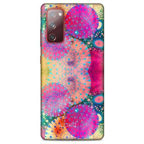Samsung Galaxy S20 Fe Kılıf Pastel Renkler (47) Crystal Flex Kılıf Fuşya Sarı