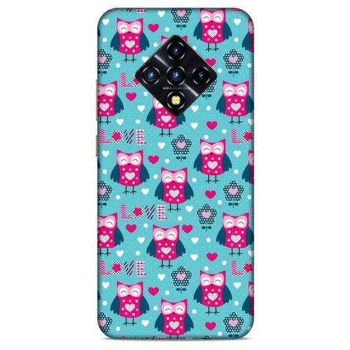 Lopard İnfinix Zero 8 Uyumlu Kılıf Baykuşlar (46) Core Armor Kılıf
