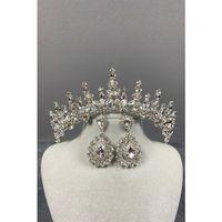 Cooker Gelin Tacı Ve Mekik Küpe Seti