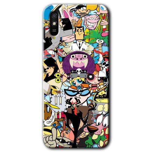 Potkal Hediye Fabrikası Xiaomi Redmi 9A Kılıf HD Desen Baskılı Arka Kapak - Minion Ordusu