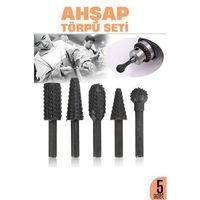 Ahşap Oyma Törpü Seti –5'li Matkap Ucuna Şekillendirme Takımı